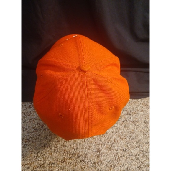 Vintage Nike Team Clemson Tigers Hat Adjustable Strap Orange Very Nice - Picture 4 of 7